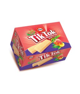 TIK TOK PEACH WAFERS BOX (15 PIECES)