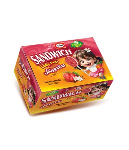 Sandwich Lolly Pop Strawberry Vanilla